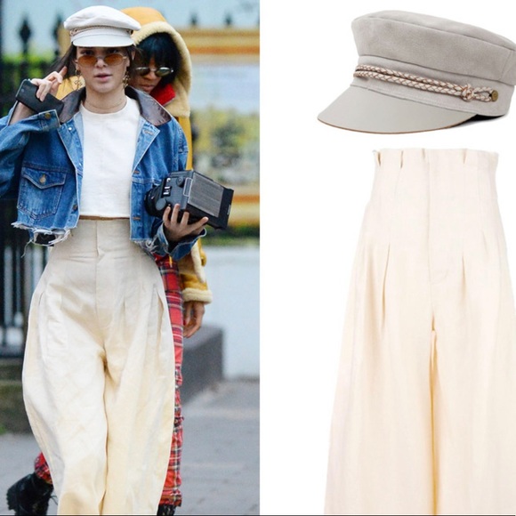 Brixton Accessories - Brixton Suede Paper Boy Hat as seen on Kendall Jenner